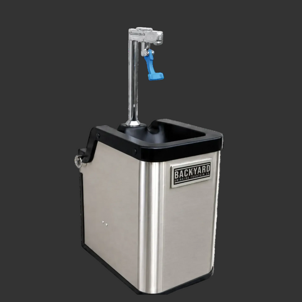 FountainOne Fill™ wall-mounted outdoor bottle filler fountain for your home — Backyard Drinking Fountain Co."
