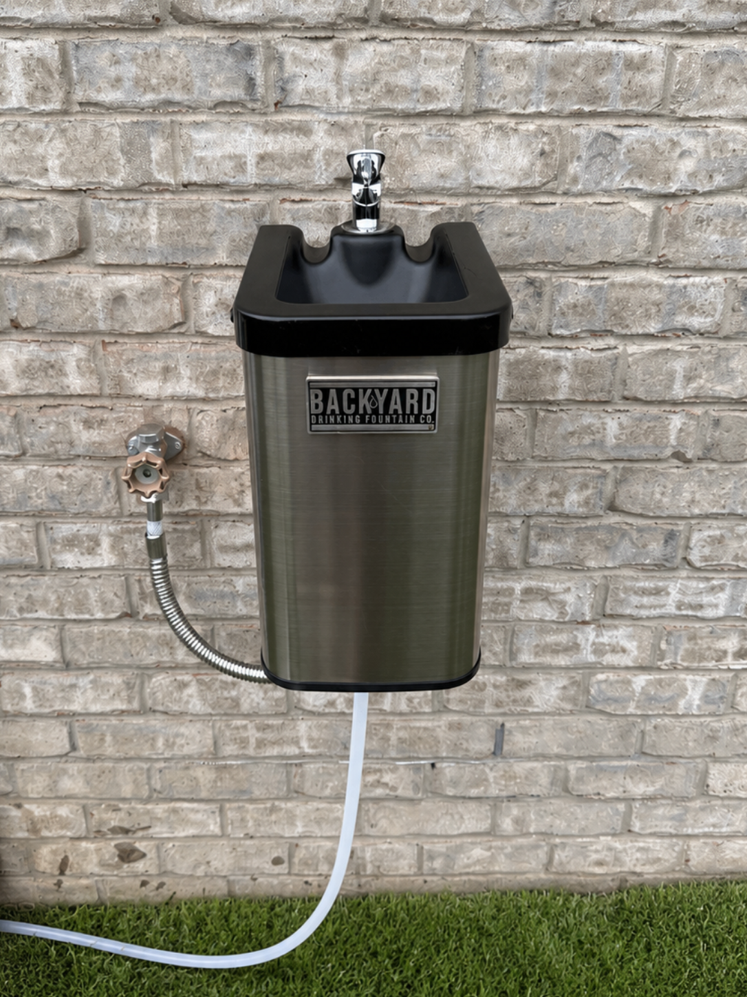 FountainOne Classic™ backyard drinking fountain - front view