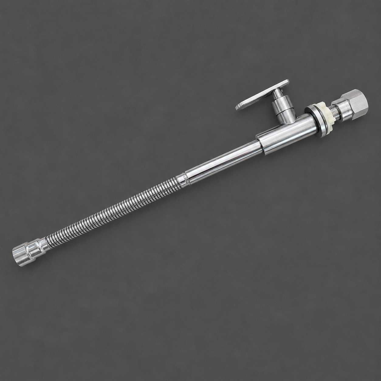 Kitchen-Style Gooseneck Faucet extended